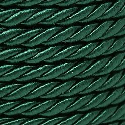 Dark Cyan Twisted Nylon Thread, Dark Cyan, 5mm, about 18~19yards/roll(16.4m~17.3m/roll)