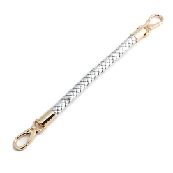 WhiteSmoke Imitation Leather Braided Bag Handles, Bag Straps, WhiteSmoke, 60cm