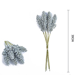 Аква 6 шт., искусственный цветок из пластика лаванды, искусственный цветок для внутреннего и наружного украшения, вода, 300x350 мм