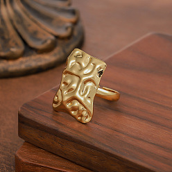 Самородки 304 текстурированные кольца на пальцах из нержавеющей стали, золотые, самородки, 20 мм