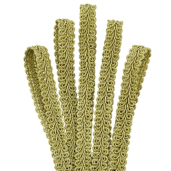 Желто-Зеленый Лента из полиэфирного кружева, аксессуары, желто-зеленый, 1/2 дюйм (12 мм)