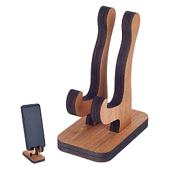 Chocolate MDF Mobile Phone Holders, Chocolate, 120x90x55mm