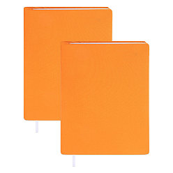 Orange Polyester Book Cover, Rectangle, Orange, 370x230x1mm