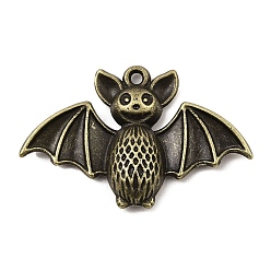 Античная Бронза Сплавочные подвески тибетского стиля, без кадмия и без свинца, летучая мышь, античная бронза, 26x40x6 мм, отверстие : 1.8 мм, Около 202 шт / 1000 г