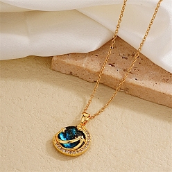 Planet Стильные полые латунные и смоляные подвески на каждый день и для вечеринок, золотые, планета, 15.75 дюйм (40 см)