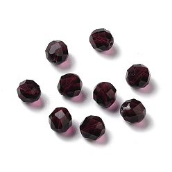 Индиго Стекло k9 стекло, имитация Австрийские кристаллические шарики, граненые, круглые, индиговые, 8 мм, отверстие : 1.5 мм