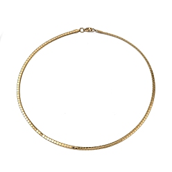 Doré  304 colliers en acier inoxydable, avec fermoirs mousquetons, or, 17.7 pouce (45 cm)