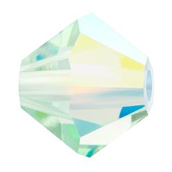 50000 200 Chrysolite AB Хрустальные бусины preciosa®, чешский хрусталь, биконус(451 69 302 рондель), 50000 200 хризолит аб, 6 мм, отверстие: 1 мм