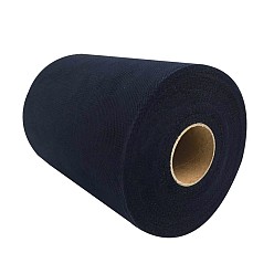 Marine Blue Deco Mesh Ribbons, Tulle Fabric, Tulle Roll Spool Fabric For Skirt Making, Marine Blue, 6 inch(15cm), about 100yards/roll(91.44m/roll)
