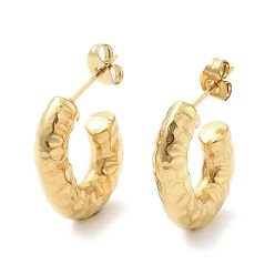 Золотой Ионное покрытие (ip) 304 серьги-гвоздики из нержавеющей стали для женщин, золотые, 20x20x4.5 мм