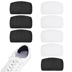 (52) Непрозрачная лаванда 8 пар 2 цветов полиэстер самоклеящиеся подушечки для пятки, колодки для ремонта пятки спортивной обуви, прямоугольные, разноцветные, 60x100x3 мм, 4 пары / цвет