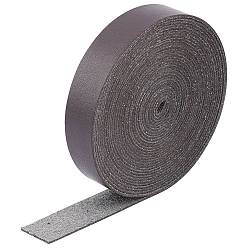 Темно-Коричневый  Аксессуары из искусственной кожи, кожаный шнурок, для дамской сумочки diy, изготовление сумочек, темнокоричневый цвет, 20x1 мм, около 5 м / рулон