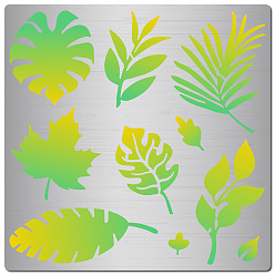 Лист Трафареты для штампов из нержавеющей стали, для diy scrapbooking / фотоальбом, декоративная тисняющая бумажная карточка, матовый цвет нержавеющей стали, лист, 160x160x0.5 мм