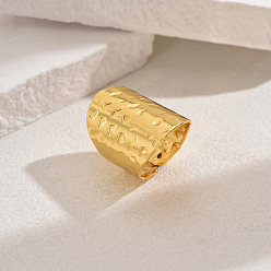 Другие Латунные манжеты открытые кольца для женщин, реальный 18 k позолоченный, внутренний диаметр: 16мм~19мм