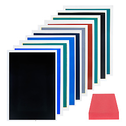 (52) Непрозрачная лаванда 10шт. бумага для гравировки и маркировки для лазерного гравера и режущего станка, прямоугольные, разноцветные, 39x27x0.02 см