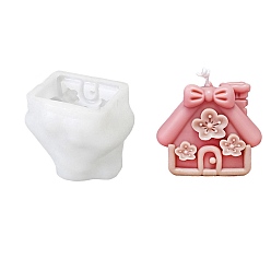 Белый Силиконовые формы для свечей своими руками, пищевой силикон, изготовление украшений, для изготовления свечей, белые, 80x50x78 мм