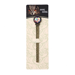 Камелия Закладки из сплава совы, ретро офис этикетка страница маркер, античная бронза, камелия, 130x30 мм