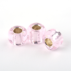 Lavender Blush MGB Matsuno Glass Beads, Japanese Seed Beads, 12/0 Silver Lined Glass Round Hole Rocailles Seed Beads, Lavender Blush, 2x1mm, Hole: 0.5mm, about 900pcs/box, net weight: about 10g/box