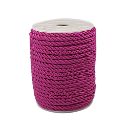 Magenta Twisted Nylon Thread, Magenta, 5mm, about 18~19yards/roll(16.4m~17.3m/roll)