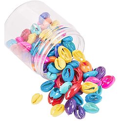 (52) Непрозрачная лаванда Карие бусины, окрашенные, разноцветные, 15~18x11~12x5~7 мм, 45-52 шт / коробка