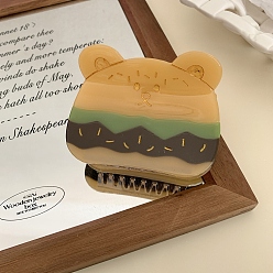 Золотистый Заколки для волос с когтями из ацетата целлюлозы (смола), мышь, аксессуары для волос для девочек или женщин, золотые, 80 мм