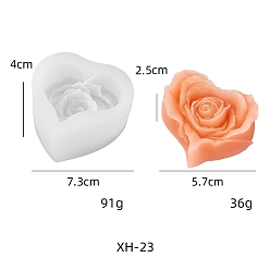 Цветок Пищевые силиконовые формы для свечей своими руками, для изготовления ароматических свечей, цветок, цветок, 73x40 мм
