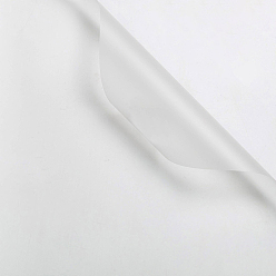 Белый Дым Сплошная цветная пластиковая бумага для оберточной бумаги для цветов, водостойкая флористическая бумага для букетов, diy crafts, серый, 550~580x550~580x0.05 мм, 20 лист/мешок