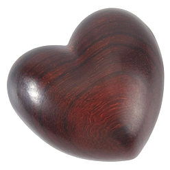 Красный Декоративные сердечки из сандалового дерева., для украшения домашнего офиса, красные, 40.5x44x28 мм