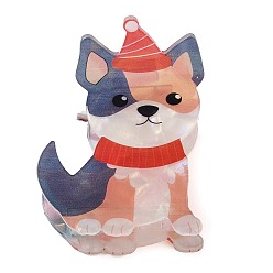 Собака Пластиковые заколки для волос из ПВХ с когтями для животных, со стальными результатами, аксессуары для волос для девочек, собака, 63.5x52x64 мм