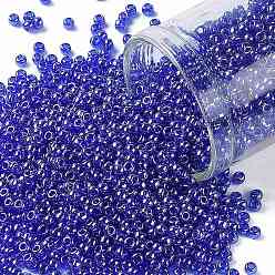 (116) Transparent Luster Cobalt Круглые бусины toho, японский бисер, (116) прозрачный блеск кобальта, 11/0, 2.2 мм, отверстие : 0.8 мм, Около 1110 шт / 10 г
