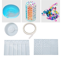 Белый Легкая силиконовая форма своими руками, формы для литья смолы, для уф-смолы, изготовление изделий из эпоксидной смолы, белые, 248x161x35 мм