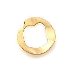 Ring Латунные витые соединительные кольца, долговечный, реальный 18 k позолоченный, кольцо, 10.5x11x1.4 мм, внутренний диаметр: 7.5x6.5 мм