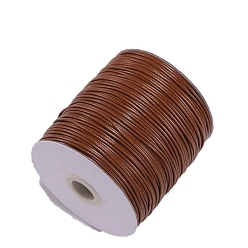 Сиена Кожзаменитель шнуры, Аксессуары для ожерелья и браслета своими руками, цвет охры, 0.8 мм, около 174.98 ярдов (160 м) / рулон