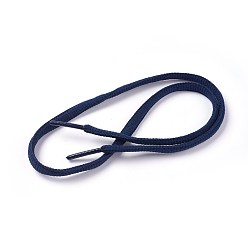 Prussian Blue Polyester Cord Shoelace, Prussian Blue, 52~54cm