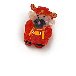 Human Заколки для волос с когтями из ацетата целлюлозы (смола), китайская тема нового года, заколка для волос для женщин и девочек, человек, 84x54 мм