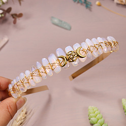 Опал Опалитовые резинки для волос, корона для волос, для женщин девушек, 250x170x50 мм