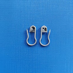 Серый Пластиковые штыри калабаша, Маркер вязальной строчки, серые, 23 мм, 1000 шт / пакет