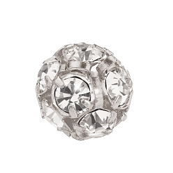 00030 Crystal Кристаллы preciosa® maxima в оправах, чешский хрусталь, 719 36 001 шар рондель с шатоны максима, 00030 кристалл, платина, 8 мм