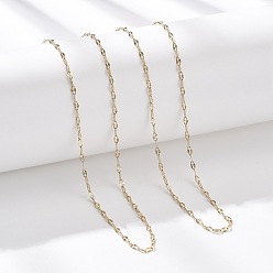 Настоящее золото 14K 2мм 304 ожерелья из текстурированной цепочкой из нержавеющей стали, реальный 14 k позолоченный, 17.05 дюйм (43.3 см)