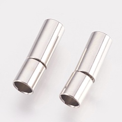 Платина Латунь штыковые застежками, платина, 20x7 мм, отверстие : 6 мм