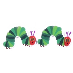 Insects Акриловые подвески, гусеница, 26x42 мм