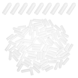 Белый Дым 150шт. силиконовых игольчатых уплотнительных пробок, защитный чехол, серый, 14x4.5 мм, внутренний диаметр: 1.5 мм, 150 шт / комплект