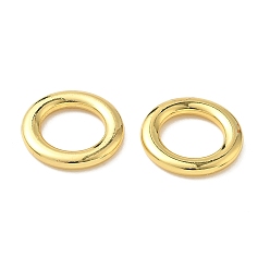 Настоящее золото 18K Латунные соединительные колечки, круглые кольца, долговечный, без кадмия и без свинца, стойки покрытие, реальный 18 k позолоченный, 19x3 мм, внутренний диаметр: 12 мм