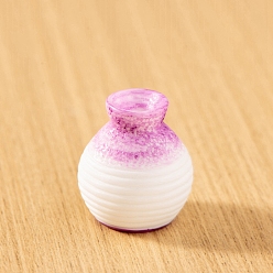 Орхидея Смоляные вазы, микропейзаж, украшение для дома, сиреневые, 2.2x2.5 см