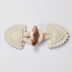 (404) Непрозрачное AB Кислое яблоко Пряжка из смолы и искусственной кожи, для сумки свитер куртка пальто, аксессуары для шитья своими руками, цветочный белый, 113x38x4.5 мм