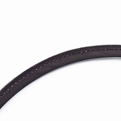 Coconut Brown Plain Plastic Hair Band Findings, No Teeth, Covered with Cloth, Coconut Brown, 120mm, 9.5mm