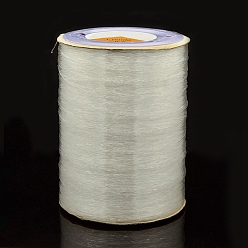 Clair Fil de cristal élastique coréen, pour la fabrication de bijoux, clair, 0.8mm, environ 546.8 yards (500m)/rouleau