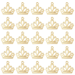 Light Gold 60 шт. подвески из сплава в виде короны, золотой свет, 16.5x17.5x1.2 мм, отверстие : 1.6 мм