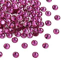 70350 Fuchsia Preciosa® maxima crystal без горячей фиксации плоские камни, чешский хрусталь, срыв твердой мозговой оболочки, круглый(438 11 615 шатон-роза), 70350 фуксия, ss 16 (3.8~4 мм)