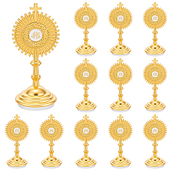 Золотой 8шт. украшения для витрины JHS Grail из сплава, с эмалью, для декора домашнего и офисного стола, золотые, 37x33.5x84 мм